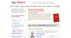 Desktop Screenshot of debrettancestry.co.uk