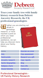 Mobile Screenshot of debrettancestry.co.uk